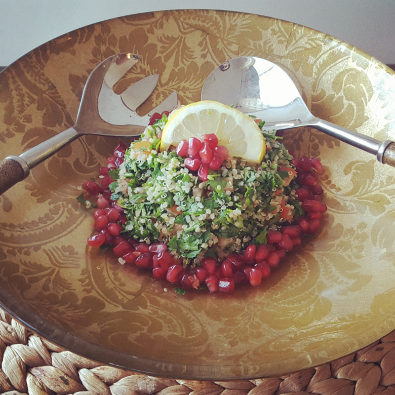 How to Make Spinach and Parsley Tabbouleh