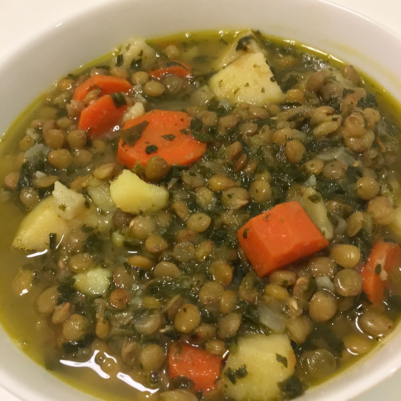 How to make Lentil and Vegetable Soup?