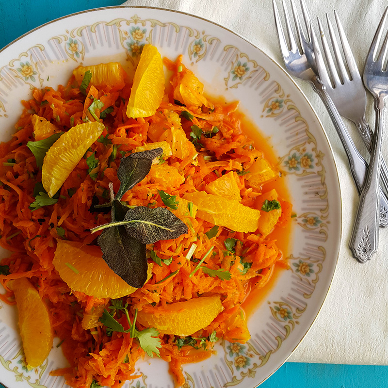 Spiced Carrot and Orange Salad