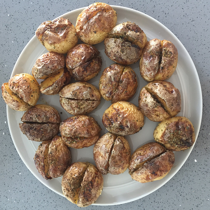 How to make Roasted Baby Potatoes?
