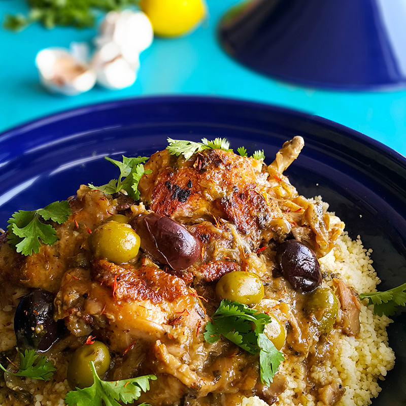 Chicken, Olives and Preserved Lemons Tagine