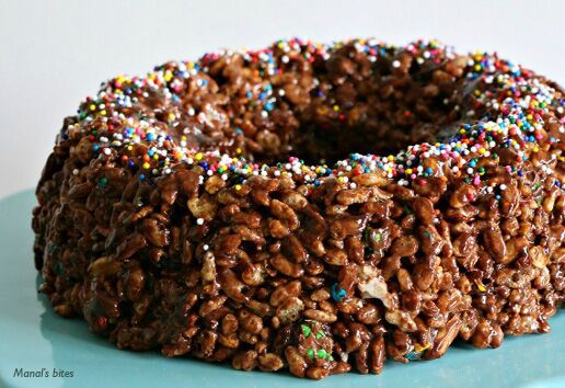 Chocolate Rice Krispies Cake