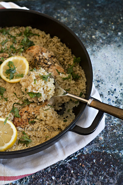 Lemon Chicken & Rice dish