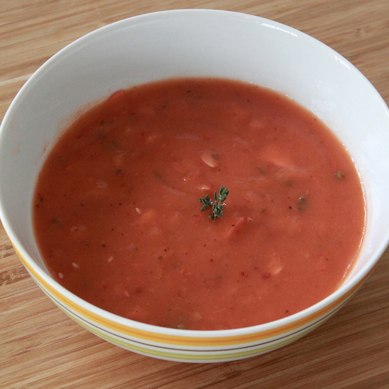 Tomato Basil Soup -Vegan-