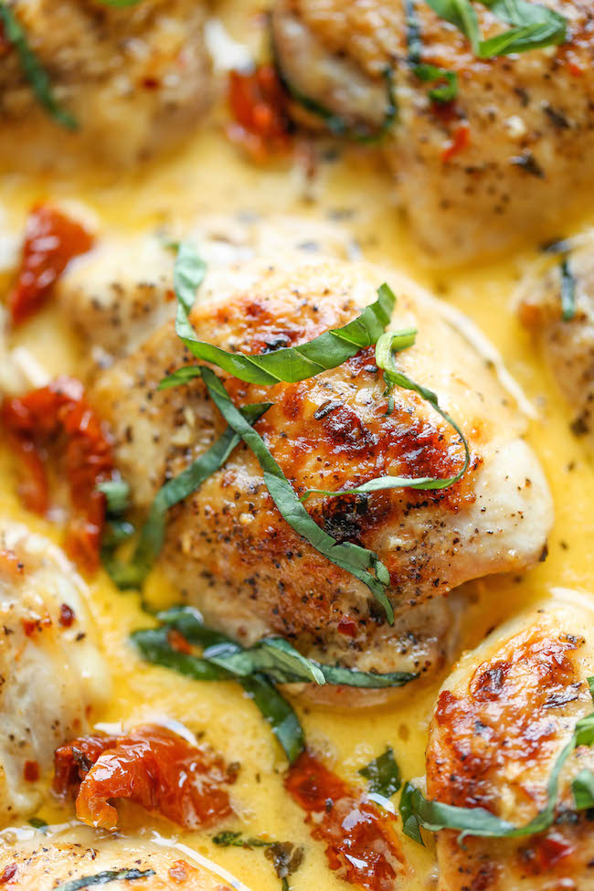 Creamy sun dried tomato chicken