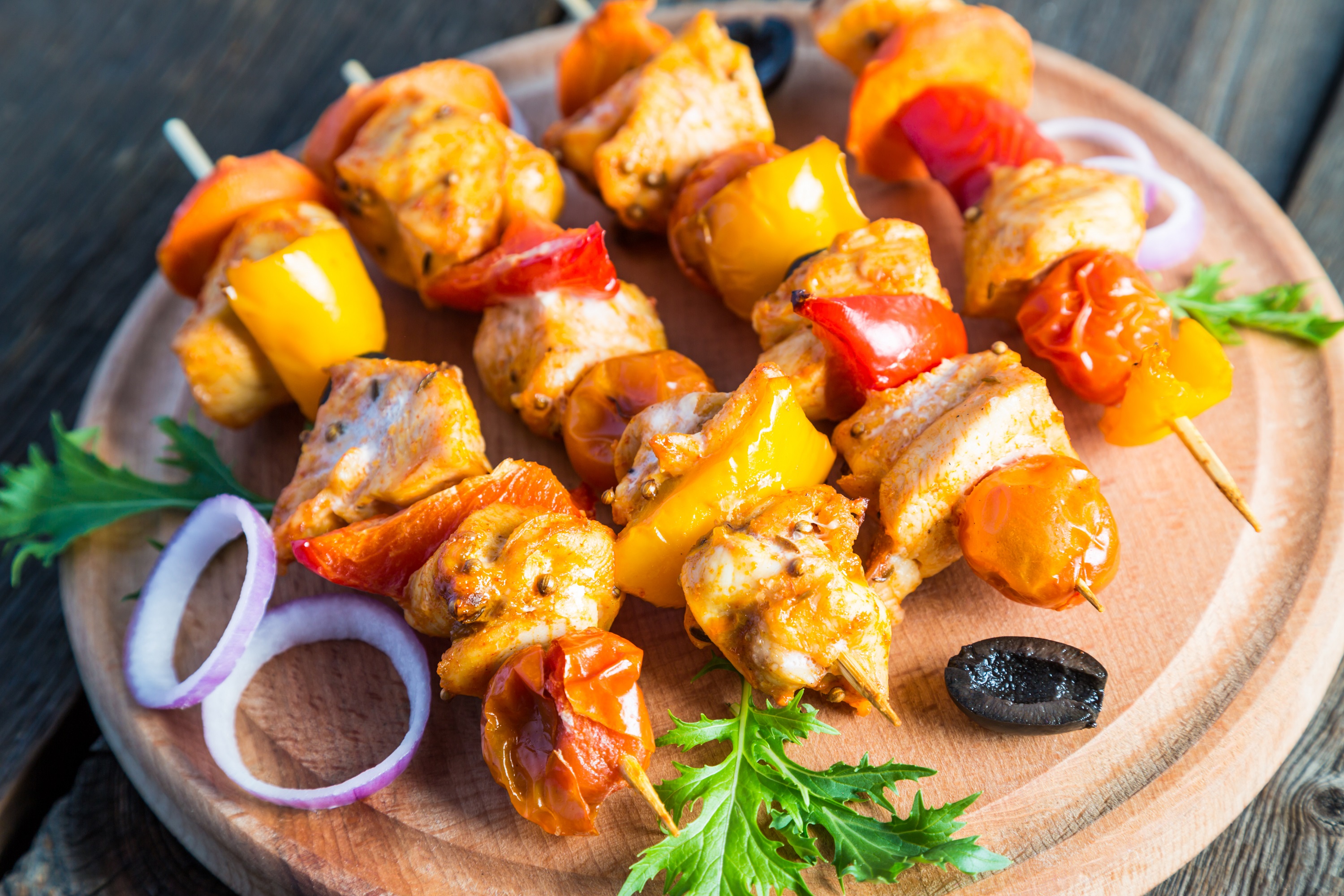 Hawaiian Chicken Kebabs