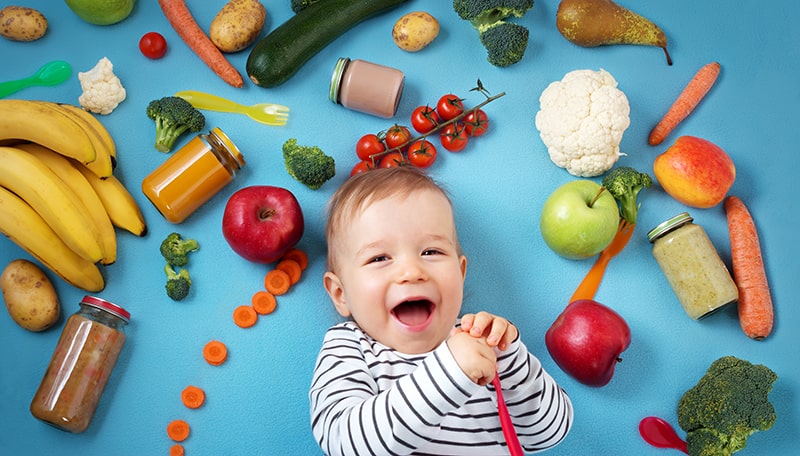 وصفات طعام للأطفال الرضع فوق 7 أشهر