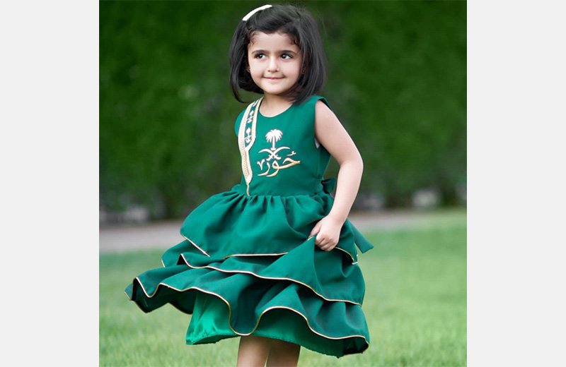 10 أفكار لإطلالات الأطفال في اليوم الوطني السعودي
