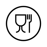 fork and spoon symbol 