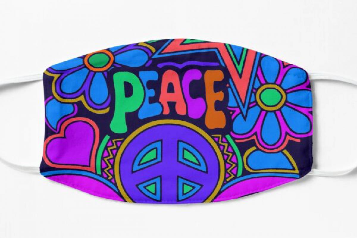 colorful face mask
