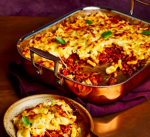 Macaroni Cheese lasagne