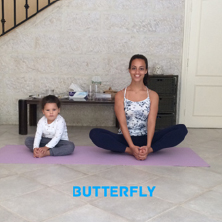 Butterfly Pose Yoga Position 